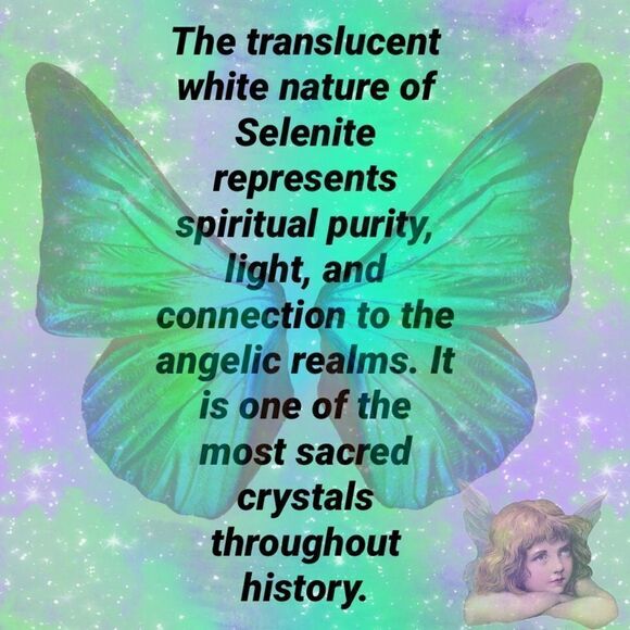 Selenite Sterling Silver Ring Size 5.5 - Picture 2 of 11